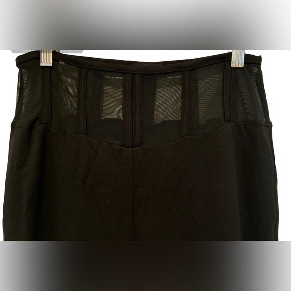 Win Win Black Jogger Large Lace High Waisted Pants Comfy Fitting - Picture 4 of 7